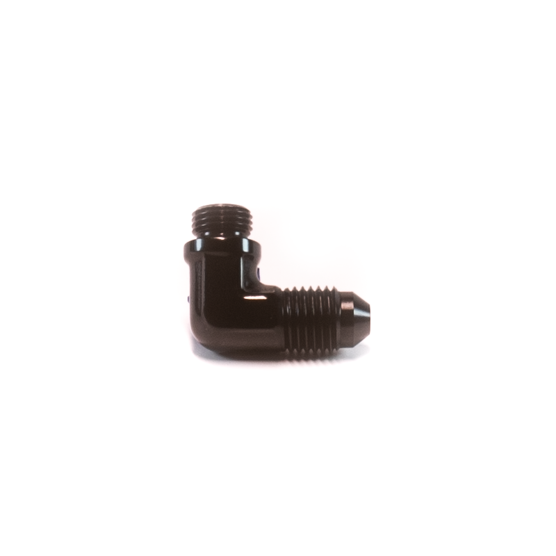 TiAL/Wastegate/BOV 'shorty' to 3AN Flare Fitting 90 degree