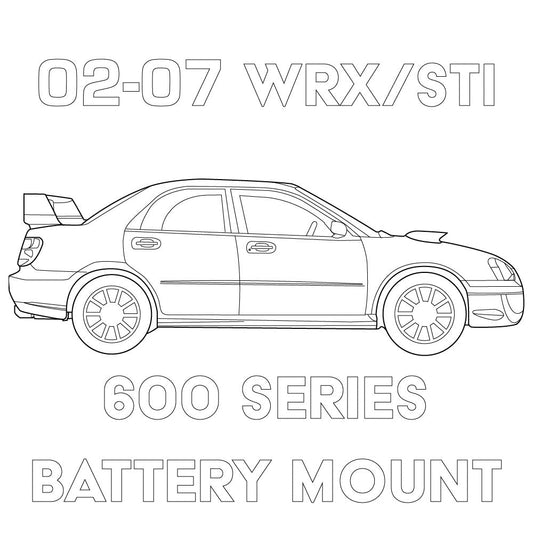 2002-2007 Subaru WRX/STI 600 Series Battery Mount