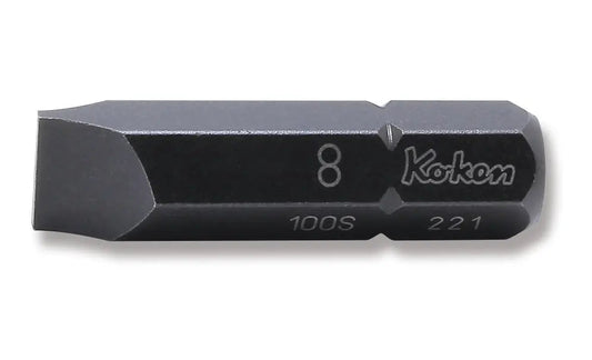 5/16 Hex Dr. Bit Slotted 1.2 x 8 Length 32mm