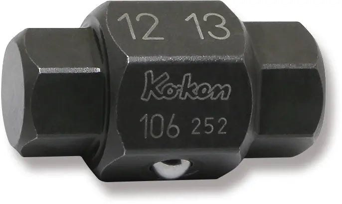4-Point/6-Point Male Drain Plug Key Bits 12mm x 13mm Hex x Hex Length 32mm