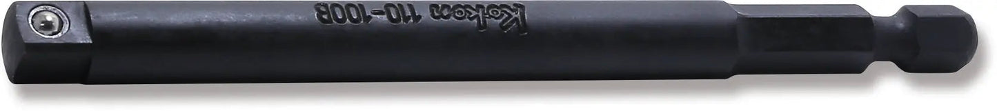1/4 Hex Dr. Adaptor 1/4 Square Length 100mm Ball type
