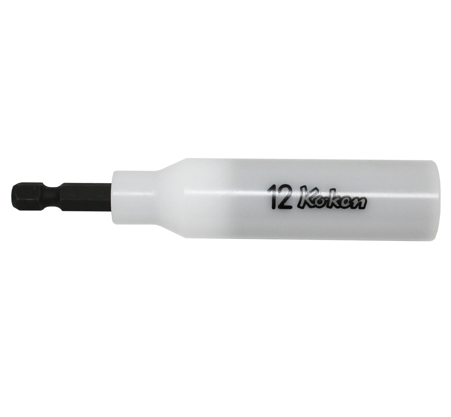 1/4 Hex Dr. Nut Setter with Plastic Protector 12mm 6 point Length 100mm Slide Magnet Turnable POM cover