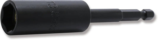 1/4 Hex Dr. Nut Setter 13mm 6 point Length 100mm Slide Magnet