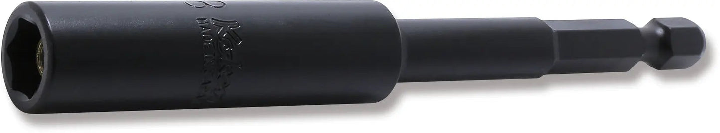 1/4 Hex Dr. Nut Setter 8mm 6 point Length 100mm Slide Magnet