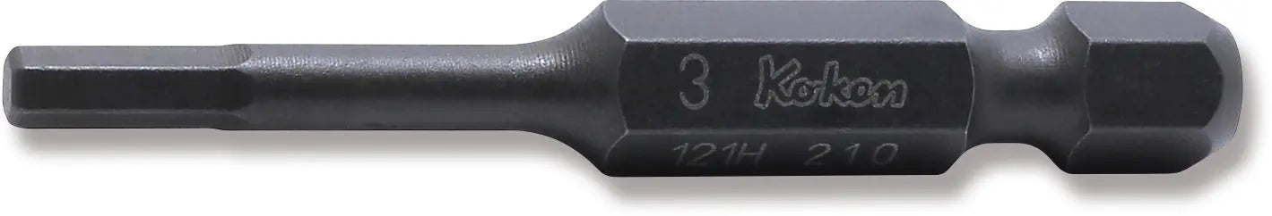 1/4 Hex Dr. Bit 3mm Hex Length 50mm