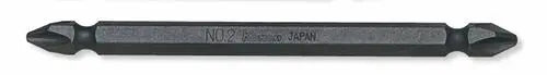 1/4 Hex Dr. Double Ended Bit PH1 Length 100mm Magnetized