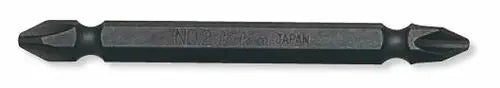 1/4 Hex Dr. Double Ended Bit PH1 Length 75mm Magnetized