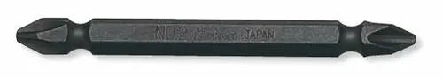 1/4 Hex Dr. Double Ended Bit PH2 Length 75mm Magnetized