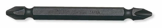 1/4 Hex Dr. Double Ended Bit PH3 Length 75mm Magnetized