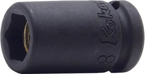 1/4 Sq. Dr. Socket 4mm 6 point Length 23mm Magnet