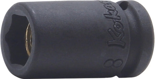 1/4 Sq. Dr. Socket 1/2 6 point Length 25mm Magnet