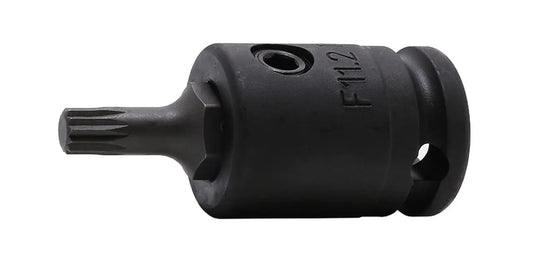 3/8 Sq. Dr. Bit Socket XZN M10 Triple Square Length 52mm