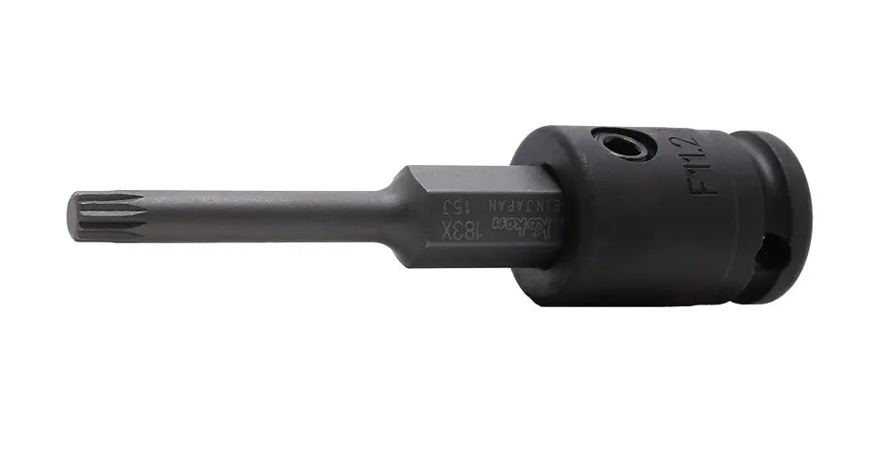 3/8 Sq. Dr. Bit Socket XZN M12 Triple Square Length 92mm