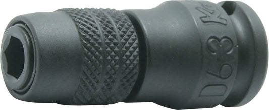 3/8 Sq. Dr. Adaptor 1/4 For 1/4H Bit Length 45mm Locking Quick release