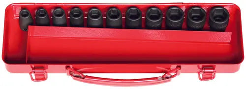 3/8 Sq. Dr. Socket 1 9-19mm 6 point 11 pieces