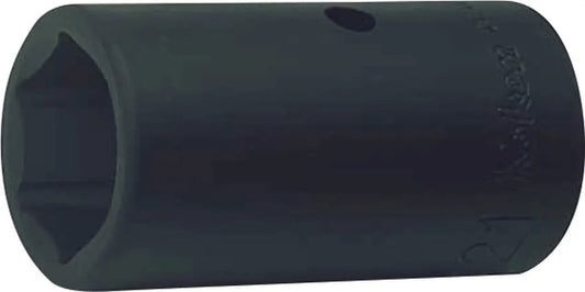 1/2 Sq. Dr. Double Ended Socket 19 x 21mm 6 point Length 57mm