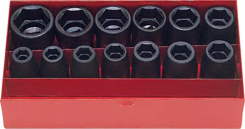 1/2 Sq. Dr. 13 Piece Impact 12-Point Socket Set 10-27mm