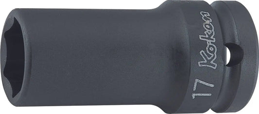 1/2 Sq. Dr. Socket 14mm 6 point Length 60mm Thin walled