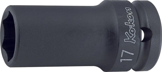 1/2 Sq. Dr. Socket 15mm 6 point Length 60mm Thin walled