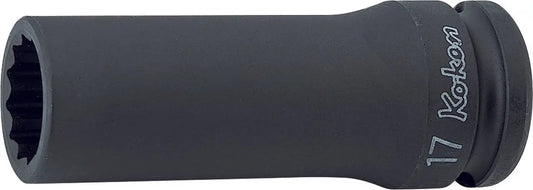 1/2 Sq. Dr. Socket 17mm 12 point Length 80mm