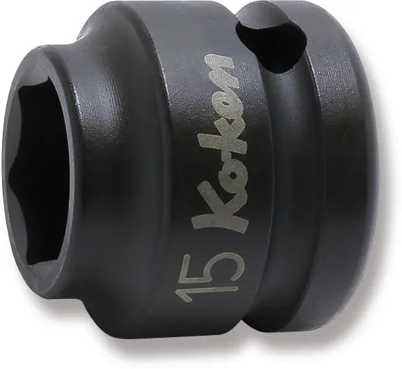 1/2 Sq. Dr. Socket 15mm 6 point Length 26mm Thin walled