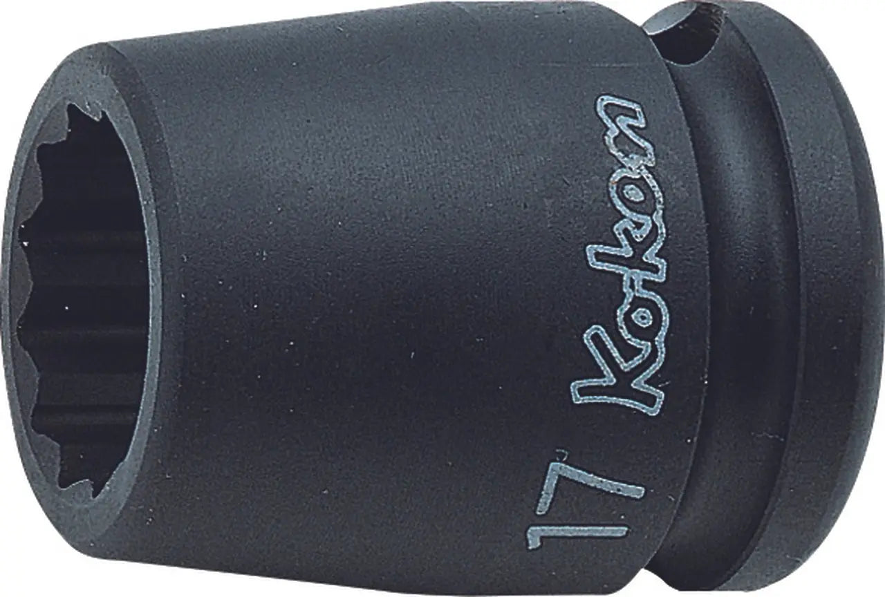 1/2 Sq. Dr. Socket 16mm 12 point Length 38mm