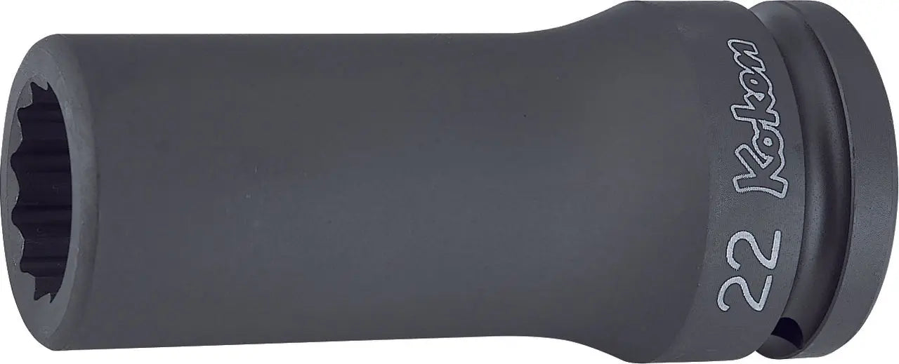 3/4 Sq. Dr. Socket 24mm 12 point Length 100mm