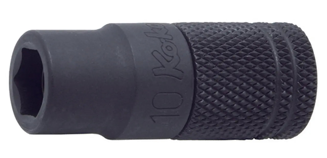1/4 Hex Dr. Slide Socket 10mm 6 point Length 45mm Ring Magnet