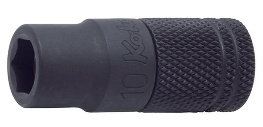 1/4 Hex Dr. Slide Socket 14mm 6 point Length 45mm Ring Magnet