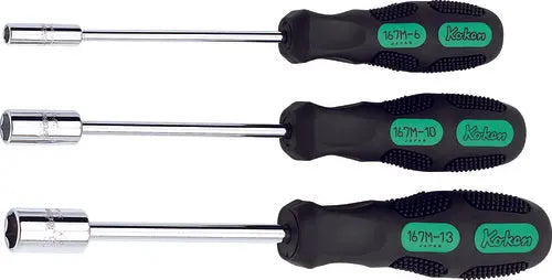 Socket Driver 1/4 6 point Length 225mm