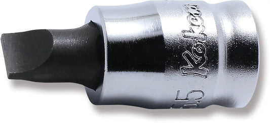 1/4 Sq. Dr. Bit Socket Slotted 1.0X5.5 Length 25mm Z-series