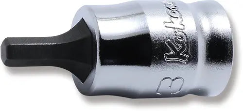 1/4 Sq. Dr. Bit Socket 3mm 6 point Length 25mm Z-series