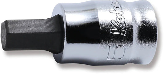 1/4 Sq. Dr. Bit Socket 5mm 6 point Length 25mm Z-series
