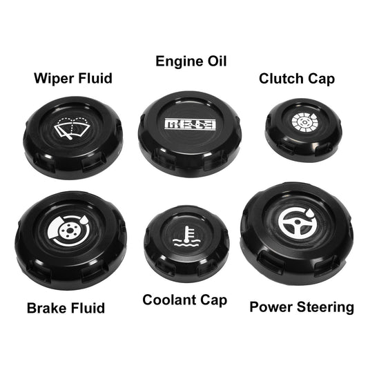 MeLe x Billetworkz Subaru Engine Bay Cap Set For 2008-2014 WRX/STI