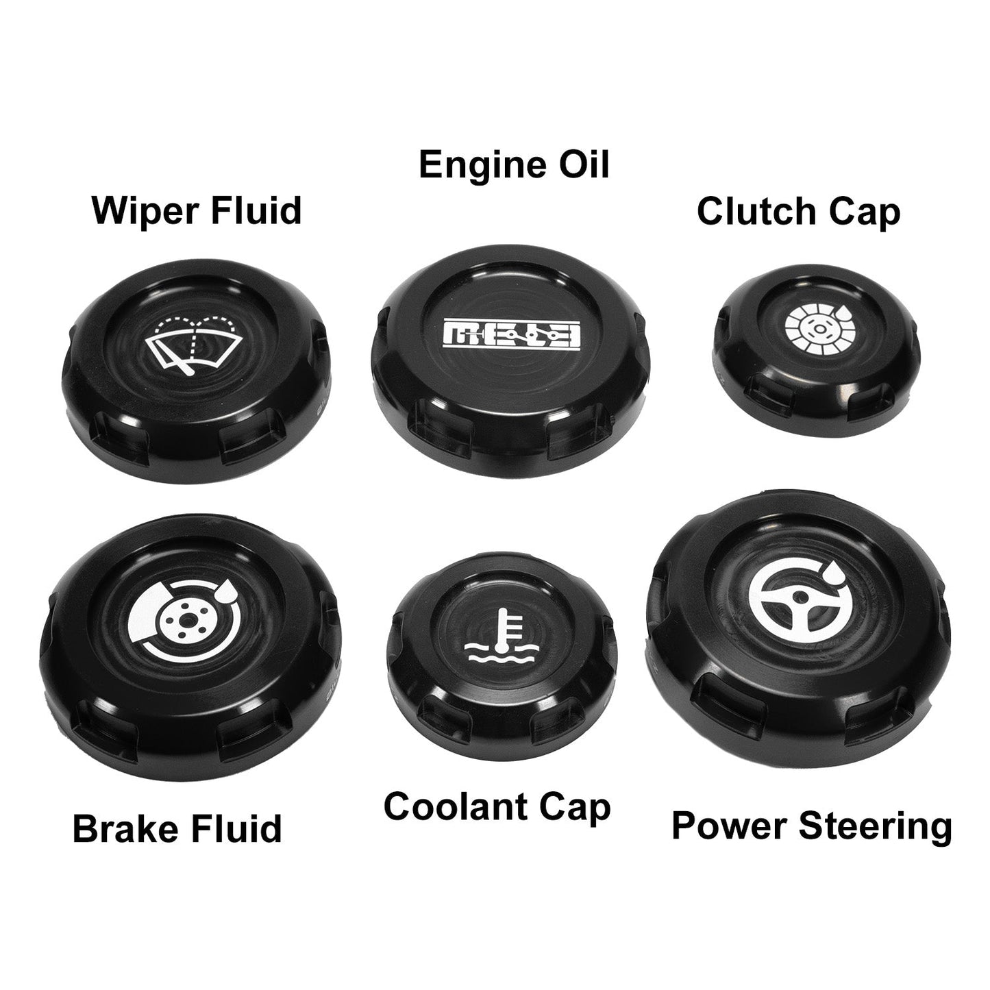 MeLe x Billetworkz Subaru Engine Bay Cap Set For 2013+ BRZ/FRS/86