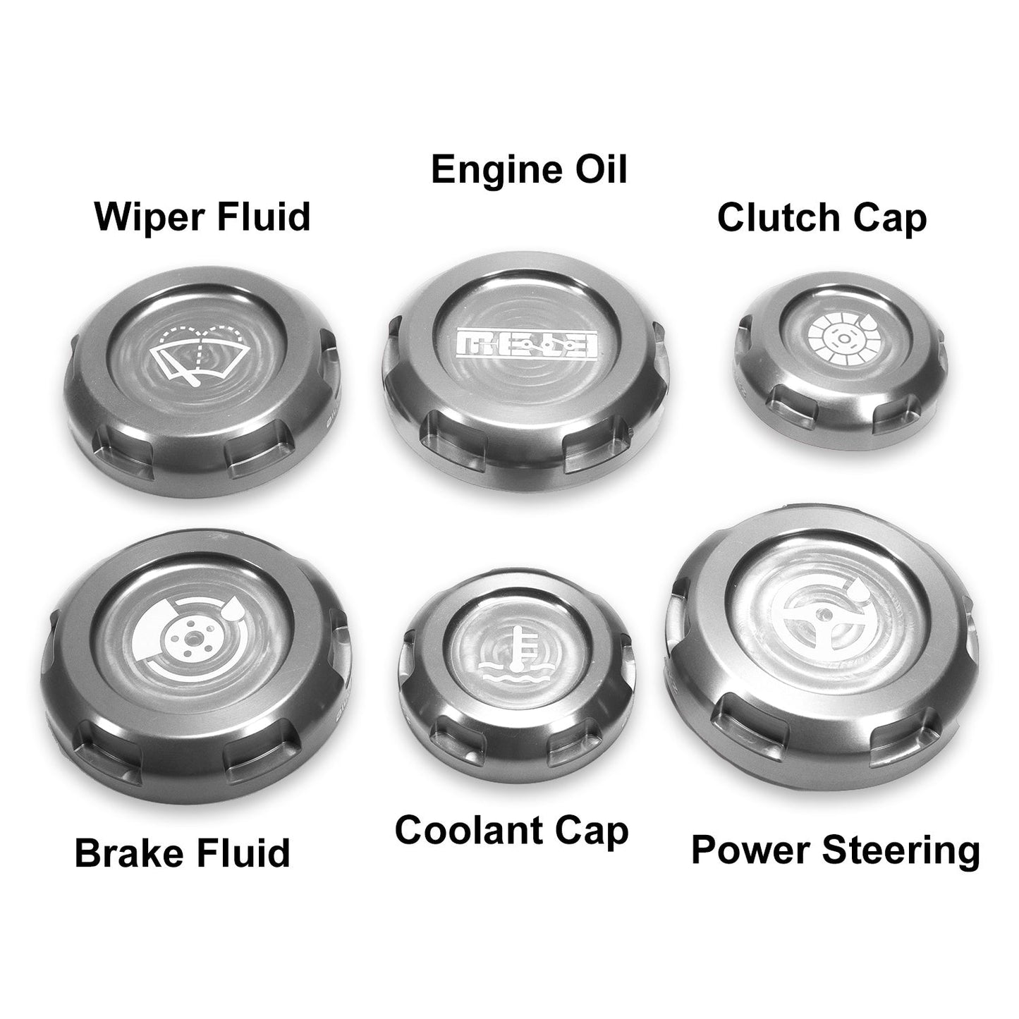 MeLe x Billetworkz Subaru Engine Bay Cap Set For 2013+ BRZ/FRS/86