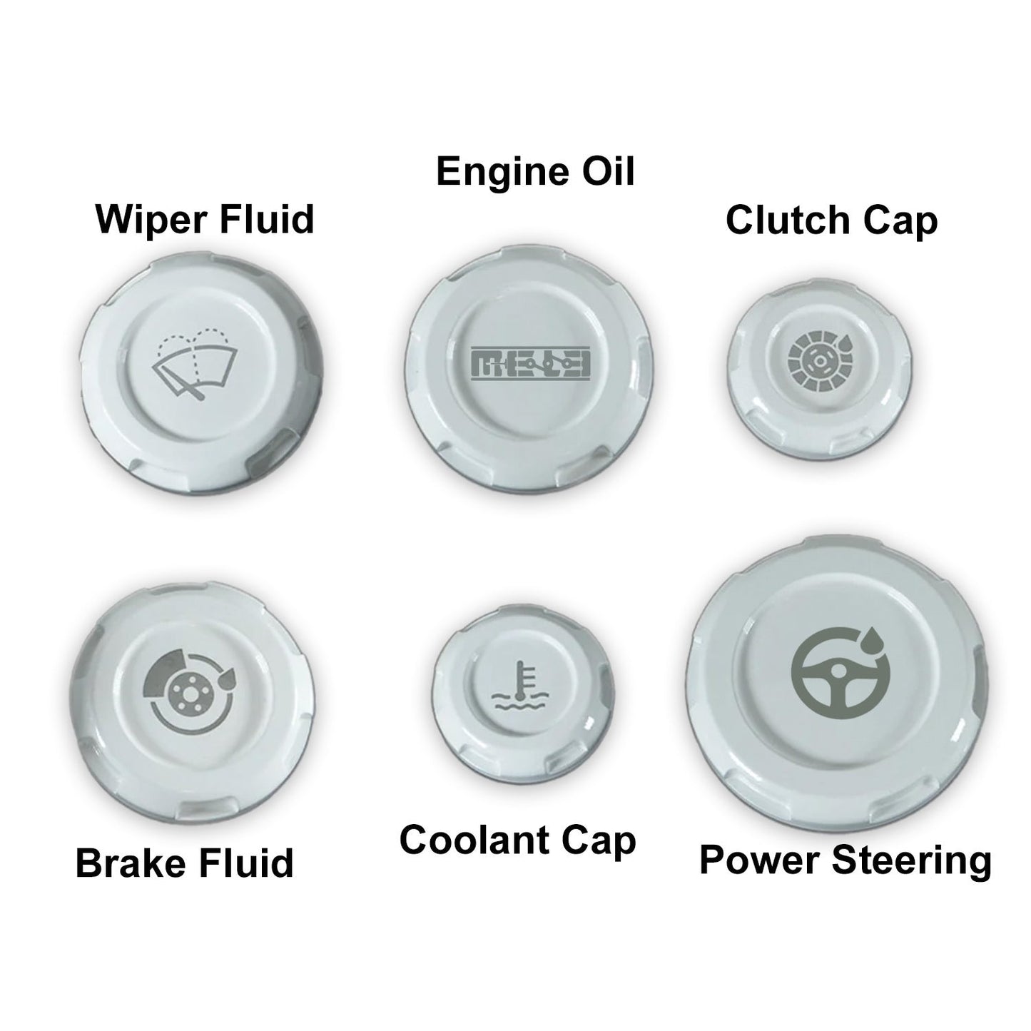 MeLe x Billetworkz Subaru Engine Bay Cap Set For 2002-2007 WRX/STI