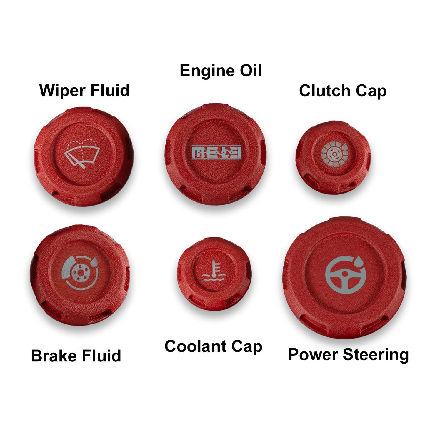 MeLe x Billetworkz Subaru Engine Bay Cap Set For 2013+ BRZ/FRS/86