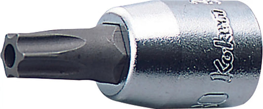 1/4 Sq. Dr. Tamper-Resistant TORX® T40H Bit Socket - Length 28mm