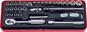 1/4 Sq. Dr. Socket Set 6 point 31 pieces