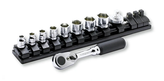 1/4 Sq. Dr. 10 Piece Z-Series 6-Point Socket Set 5.5-14mm
