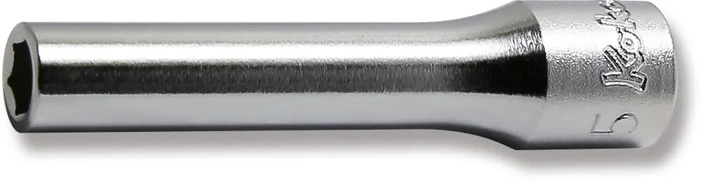 1/4 Sq. Dr. Socket 5mm 6 point Length 50mm