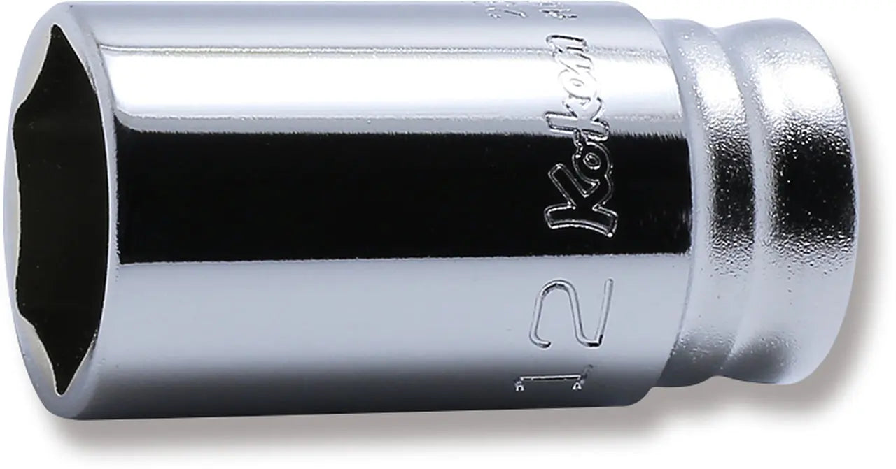 1/4 Sq. Dr. Socket 12mm 6 point Length 30mm Z-series
