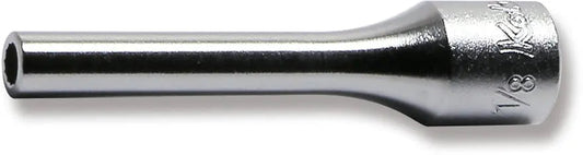 1/4 Sq. Dr. Socket 1/8 12 point Length 50mm