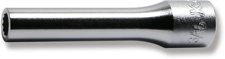 1/4 Sq. Dr. Socket 3/16 12 point Length 50mm
