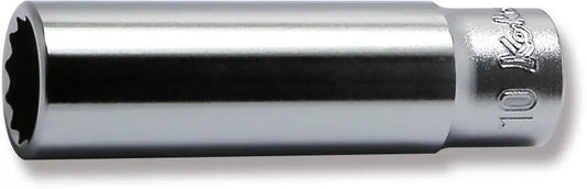 1/4 Sq. Dr. Socket 10mm 12 point Length 50mm