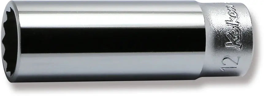 1/4 Sq. Dr. Socket 12mm 12 point Length 50mm