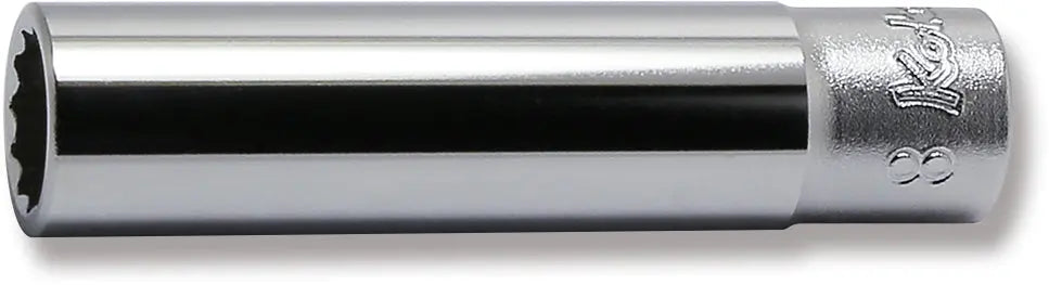 1/4 Sq. Dr. Socket 8mm 12 point Length 50mm