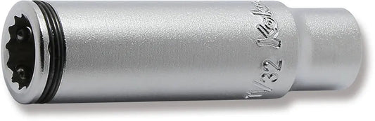 1/4" Sq. Drive 12-Point SAE Deep Nut Grip Socket in 11/32