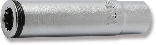 1/4" Sq. Drive 12-Point SAE Deep Nut Grip Socket in 1/4